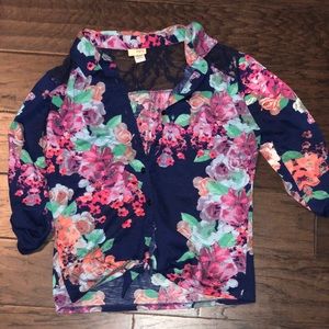 Daytrip 3/4 length button up